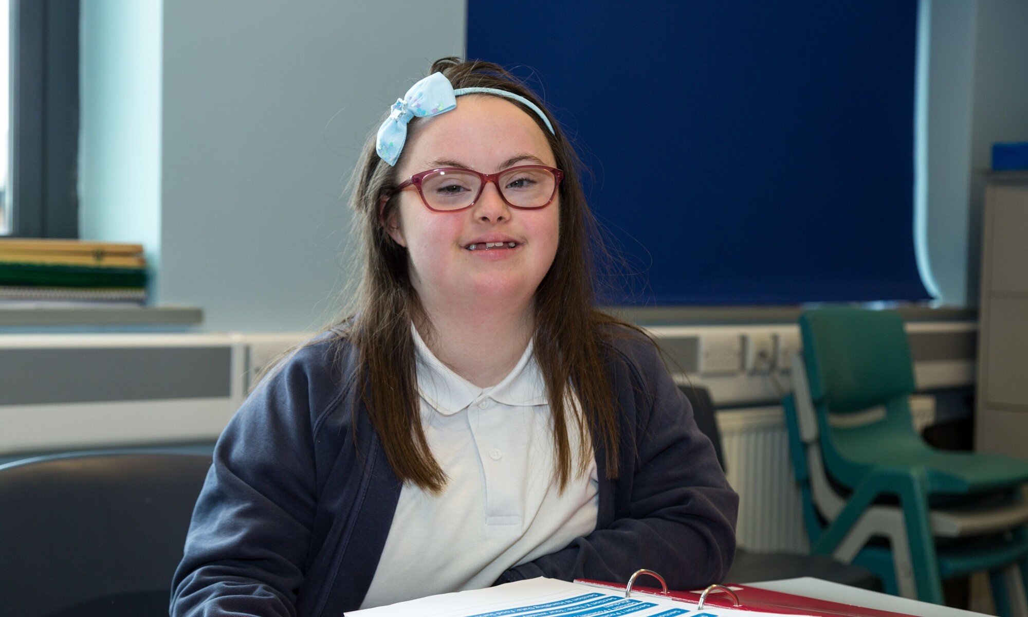 Piper Hill High School pupil in class